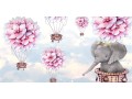 Antypoślizgowa MATA ochronna na biurko z IKEA MALM słonik balony