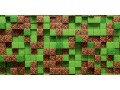 Winylowa podkładka na biurko z IKEA MALM mozaika piksele jak minecraft