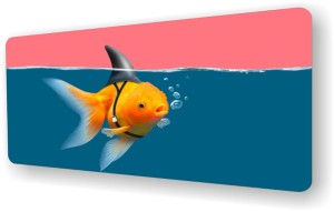 Ochronna mata na biurko podkładka Złota Rybka jako Rekin 90x45cm
