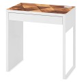 Ochronna podkładka na biurko IKEA MICKE DREWNIANE TRÓJKĄTY