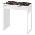 Antypoślizgowa mata ochronna na biurko ikea micke czarny wzór wzory (1)