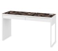 Antypoślizgowa mata ochronna na biurko ikea micke czarny wzór wzory (1)