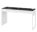 mata ochronna na biurko ikea micke czarny marmur