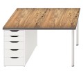 Antypoślizgowa podkładka na biurko ikea micke NATURALNE DREWNO