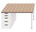 Antypoślizgowa podkładka na biurko ikea micke RETRO WZORY KOLORY