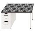 Podkładka mata ochronna na biurko ikea micke do biura abstrakcja