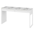 Antypoślizgowa mata ochronna na biurko ikea micke SZARA MONSTERA