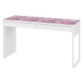  Podkładka mata na biurko z IKEA MICKE TĘCZOWE ŁUSKI 