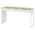 Ochronna podkładka na biurko z IKEA MICKE ZIELONA MONSTERA