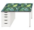 Ochronna podkładka na biurko z IKEA MICKE TROPIKALNE LIŚCIE