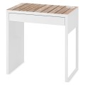 Ochronna podkładka na biurko z IKEA MICKE jasne naturalne deski