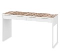 Ochronna podkładka na biurko z IKEA MICKE jasne naturalne deski