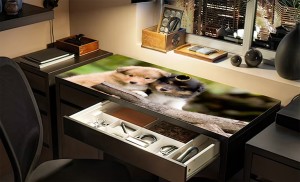 Antypoślizgowa podkładka na biurko ikea micke SŁODKIE PIESKI PSIAKI