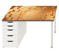 Antypoślizgowa podkładka na biurko ikea micke PLASTER MIODU ZŁOTO