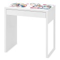 Ochronna podkładka na biurko IKEA MICKE dla dziewczynki jednorożce