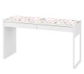 Ochronna podkładka na biurko IKEA MICKE dla dzieci pastelowe króliczki
