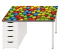  Podkładka dziecięca mata na biurko z IKEA MICKE KULE KULKI