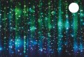 Ochronna MATA na biurko z IKEA MICKE GALAXY DROBINKI