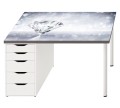MATA elegancka podkładka na biurko ikea micke DIAMENT