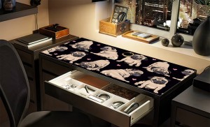 MATA antypoślizgowa na biurko ikea micke BULDOG PSIAKI