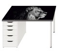 Podkładka antypoślizgowa na biurko ikea micke KRÓL LEW
