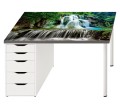 Antypoślizgowa podkładka na biurko ikea micke wodospad las
