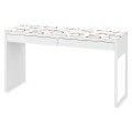 MATA podkładka dla dzieci na biurko z IKEA MICKE TĘCZA PASTELOWA