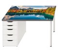 Ochronna podkładka na biurko z IKEA MICKE GÓRY JEZIORO 