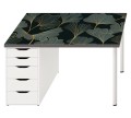 ELEGANCKA podkładka mata na biurko z IKEA MICKE LIŚCIE 