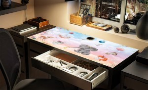 Dziecięca podkładka na biurko IKEA MICKE ZWIERZĄTKA 