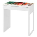 MATA podkładka biurowa na biurko z IKEA MICKE abstrakcja kolory