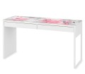 Ochronna MATA na biurko z IKEA MICKE FLAMINGI BETON