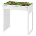 MATA na biurko z IKEA MICKE mozaika piksele jak minecraft