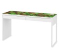 MATA na biurko z IKEA MICKE mozaika piksele jak minecraft