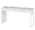 mata ochronna na biurko ikea micke eleganckie liście palmy