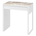 mata ochronna na biurko ikea micke eleganckie liście palmy