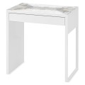 Antypoślizgowa podkładka na biurko ikea micke elegancki beton