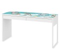 MATA dziecięca na biurko z IKEA MICKE KOSMONAUTA KOSMOS