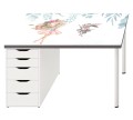 MATA podkładka na biurko z IKEA MICKE baletnica królik