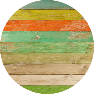 MATA POD KRZESŁO OCHRONNA okrągła kolorowe deski