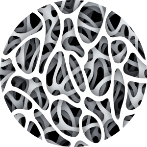 OCHRONNA PODKŁADKA OKRĄGŁA MATA PODŁOGOWA czarno biała abstrakcja