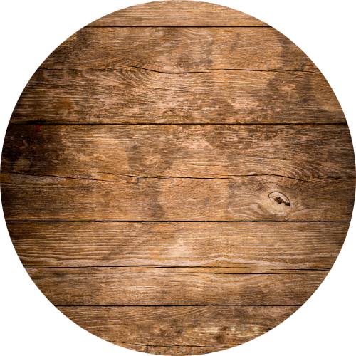 OKRĄGŁA PODKŁADKA POD KRZESŁO OCHRONNA CIEMNE DESKI 