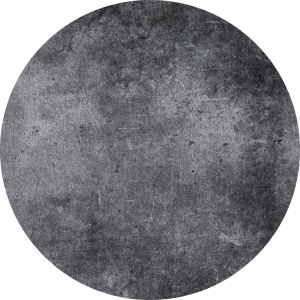 MATA PODKŁADKA POD KRZESŁO OCHRONNA okrągła CIEMNY BETON 