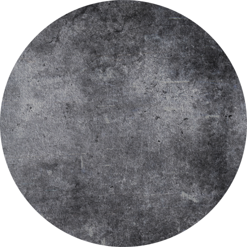 MATA PODKŁADKA POD KRZESŁO OCHRONNA okrągła CIEMNY BETON 