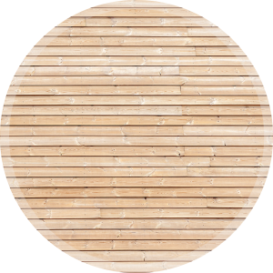 OKRĄGŁA MATA OCHRONNA POD KRZESŁO DREWNO NATURALNE JASNE