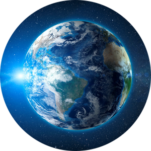 PODKŁADKA OKRĄGŁA MATA OCHRONNA PLANETA ZIEMIA