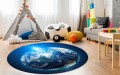 PODKŁADKA OKRĄGŁA MATA OCHRONNA PLANETA ZIEMIA