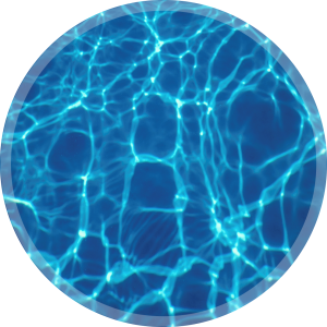 PODŁOGOWA MATA POD KRZESŁO FOTEL OKRĄGŁA WODA ŚWIATŁO