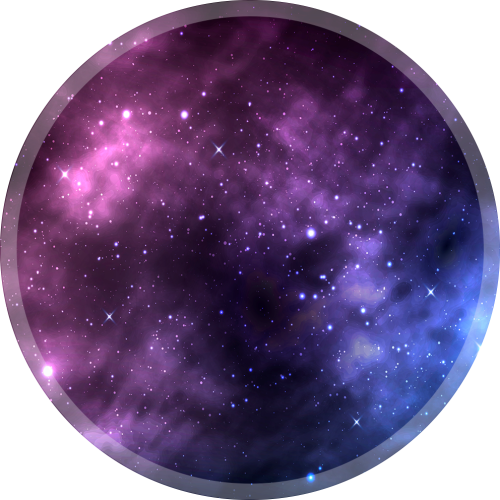 OCHRONNA PODKŁADKA POD FOTEL OKRĄGŁA GALAXY GWIAZDY