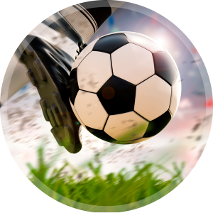 OCHRONNA PODKŁADKA POD FOTEL OKRĄGŁA PIŁKA NOŻNA